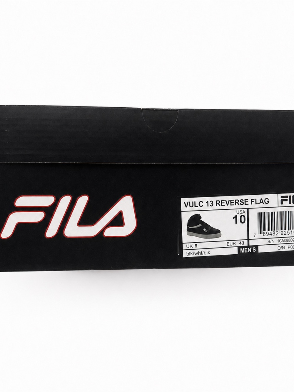 Fila Black and White Men's High-Top Sneakers - Picture 7 of 7